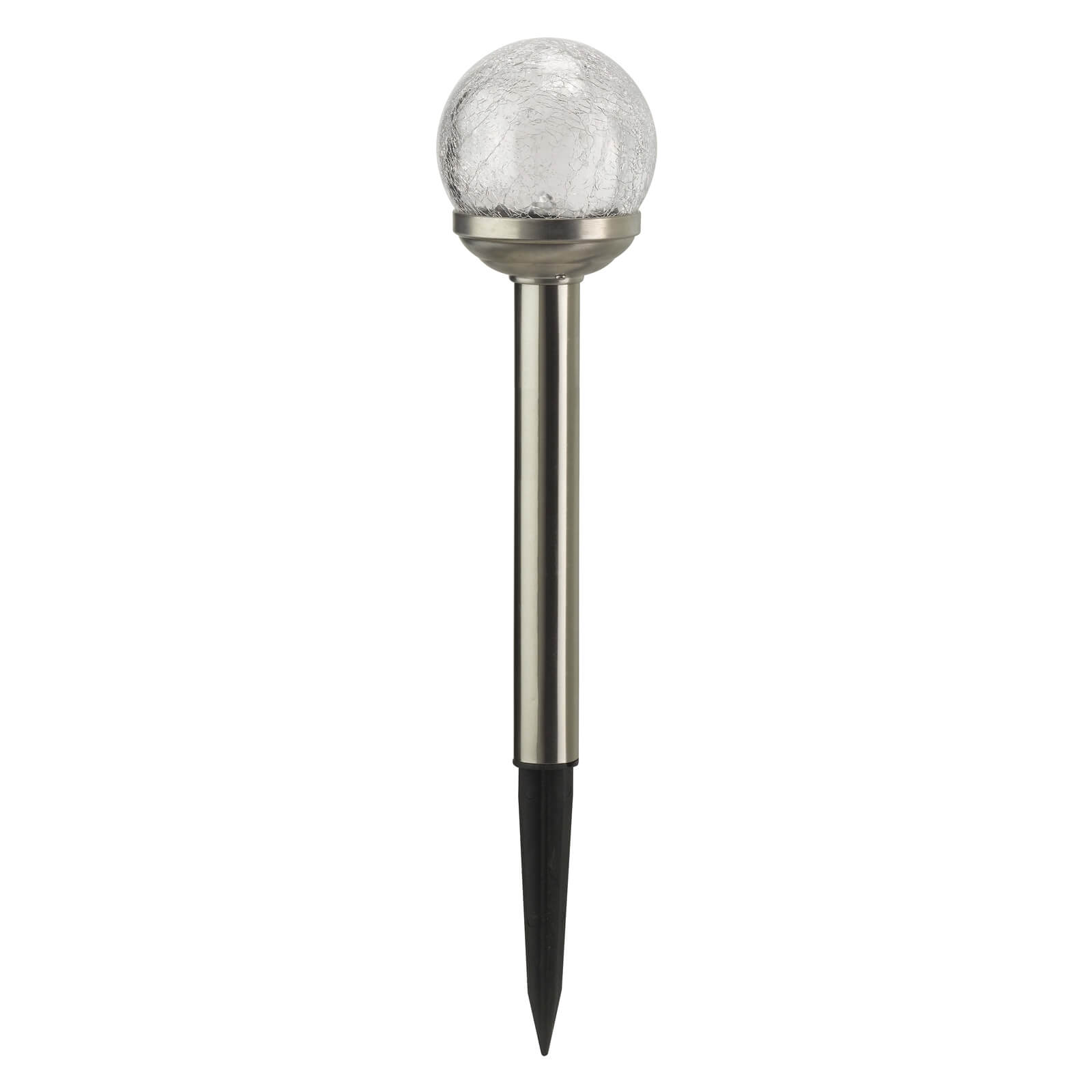 Crackle Ball Solar Outdoor Stake Light - 8cm