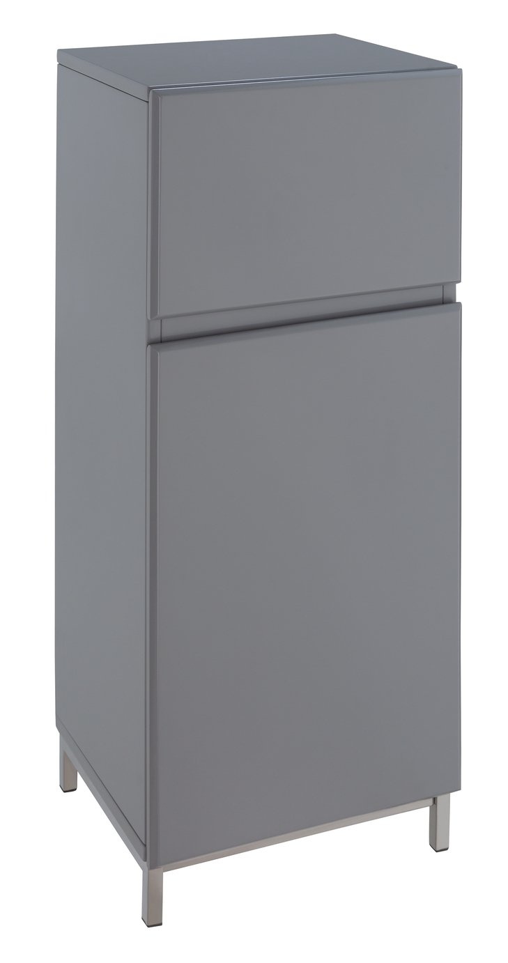 Argos Home Gloss Single Unit - Grey