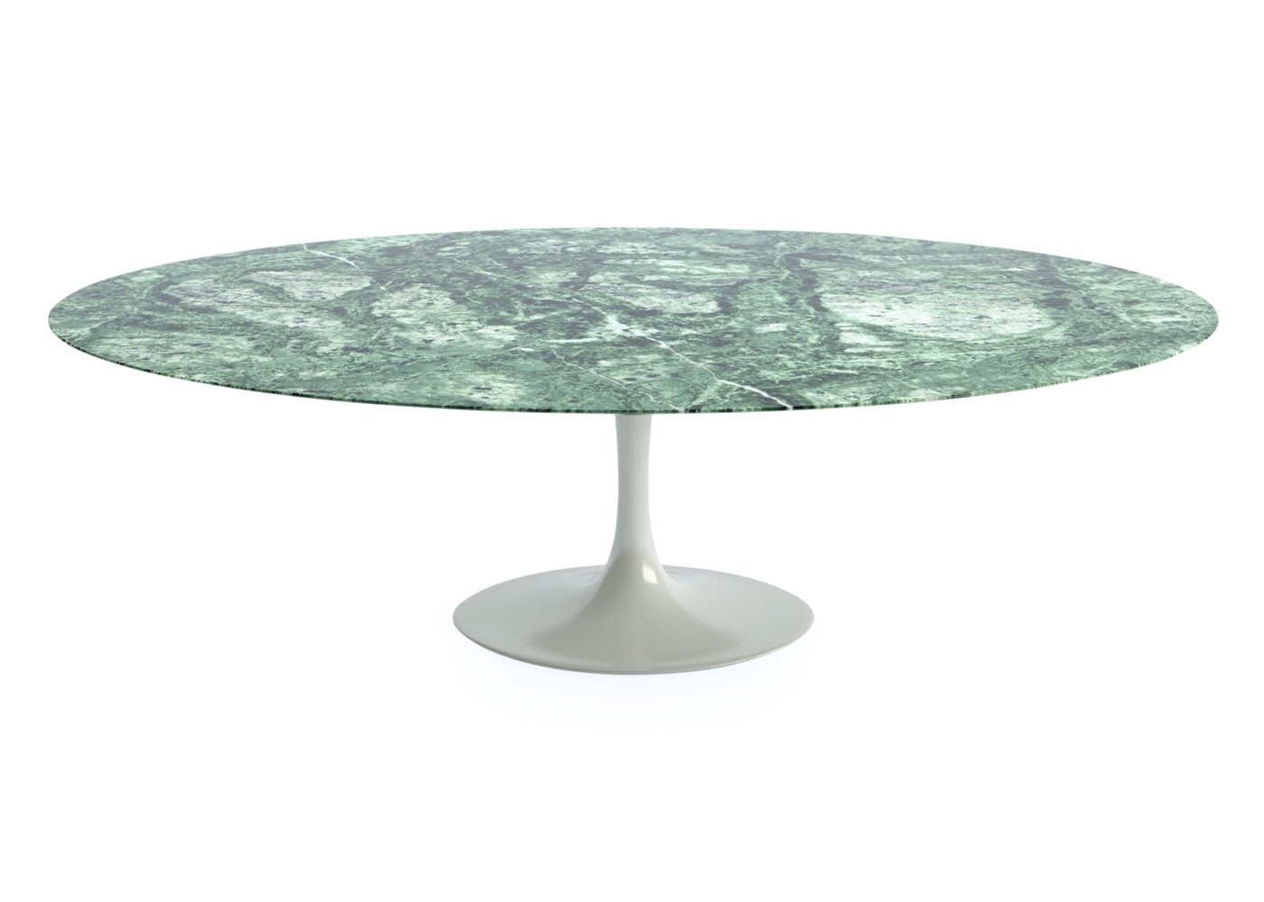 Knoll Saarinen Extra Large Oval Table Verdi Alpi Coated