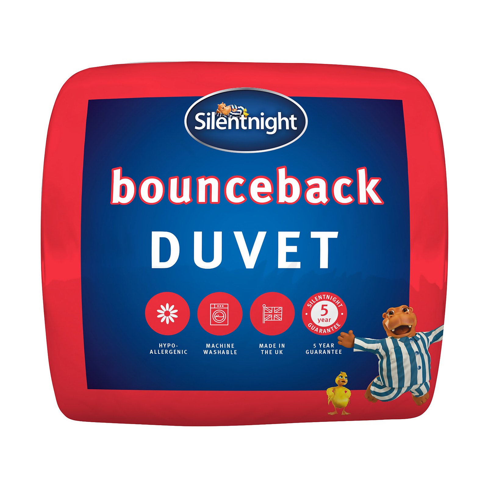 Silentnight Bounceback Duvet 10.5 tog Single.