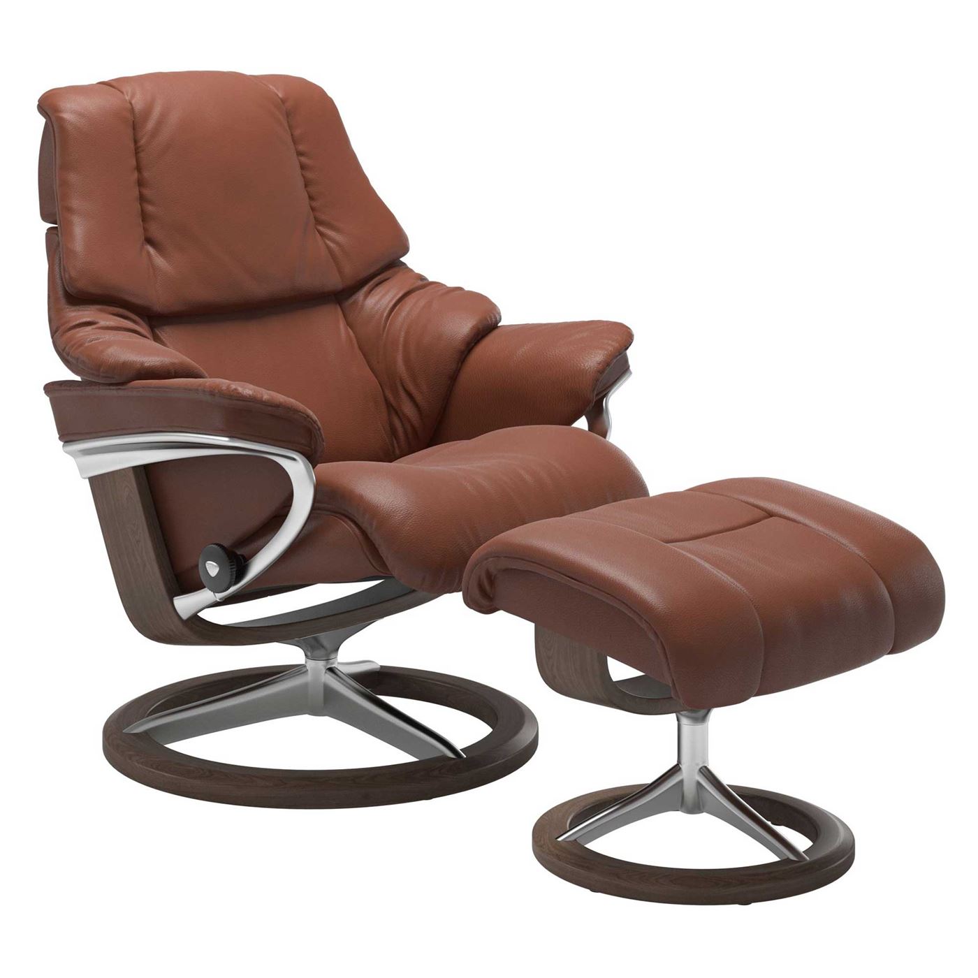 Stressless Reno Signature Chair & Stool, Noblesse