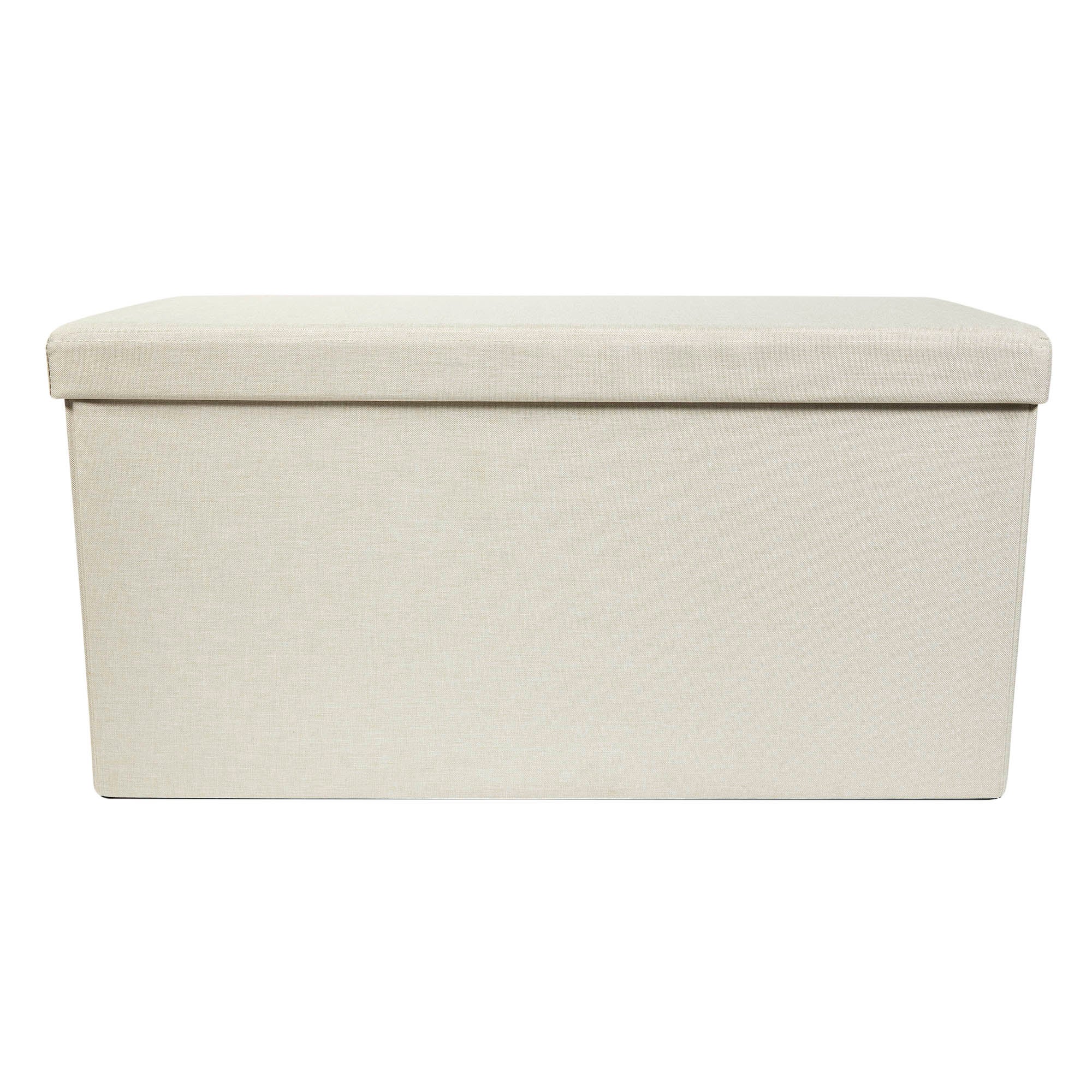 Foldable Cream Ottoman Cream