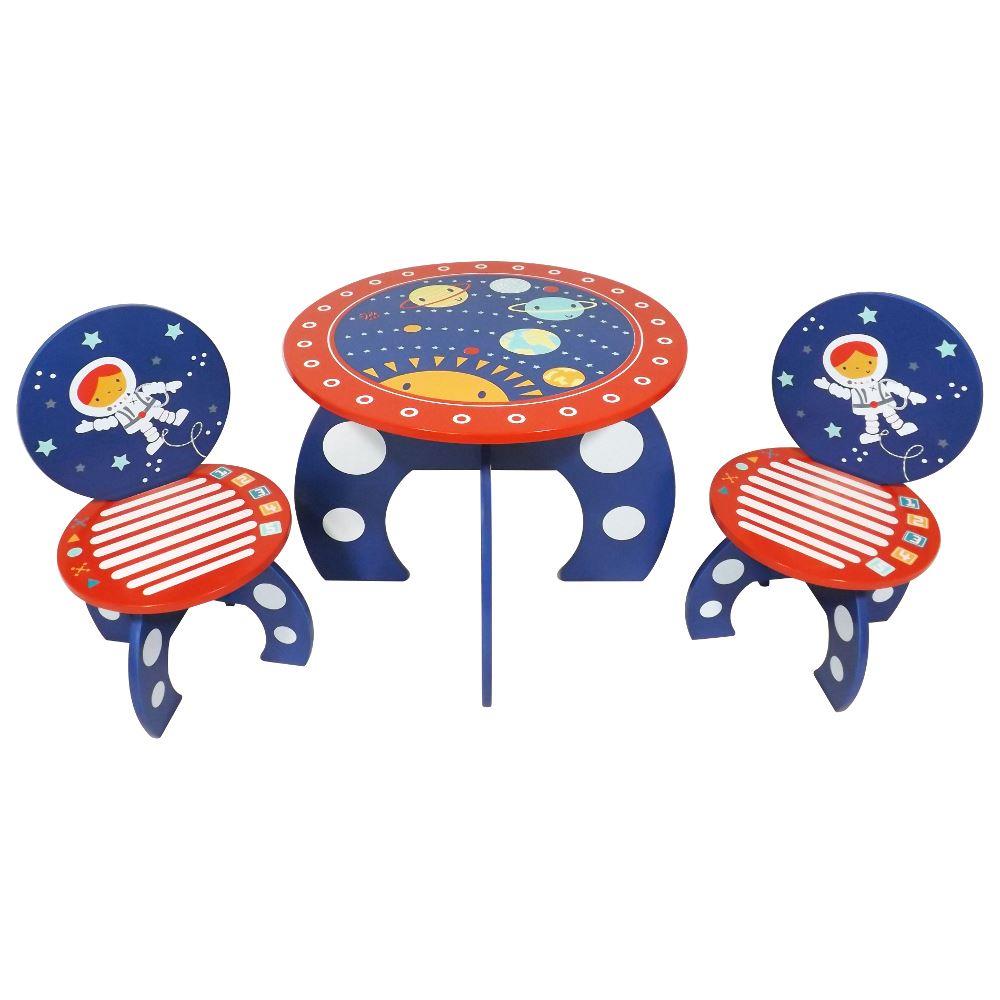 Space Explorer Children's Rocket Ship Table and 2 Chairs