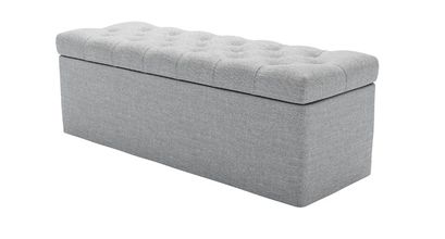Valentin Storage Bench in Frost Highland Tweed