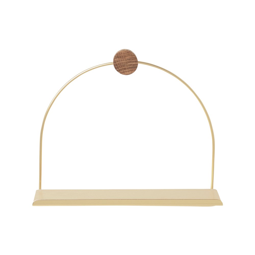 ferm LIVING Bathroom Shelf Brass