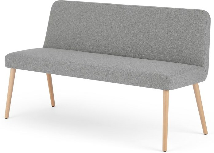 Adams Dining Bench, Mountain Grey