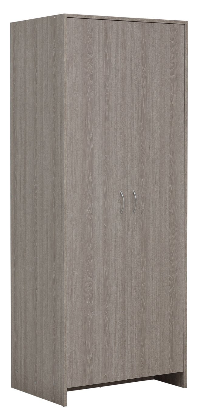 Argos Home Seville 2 Door Wardrobe - Grey Oak Effect