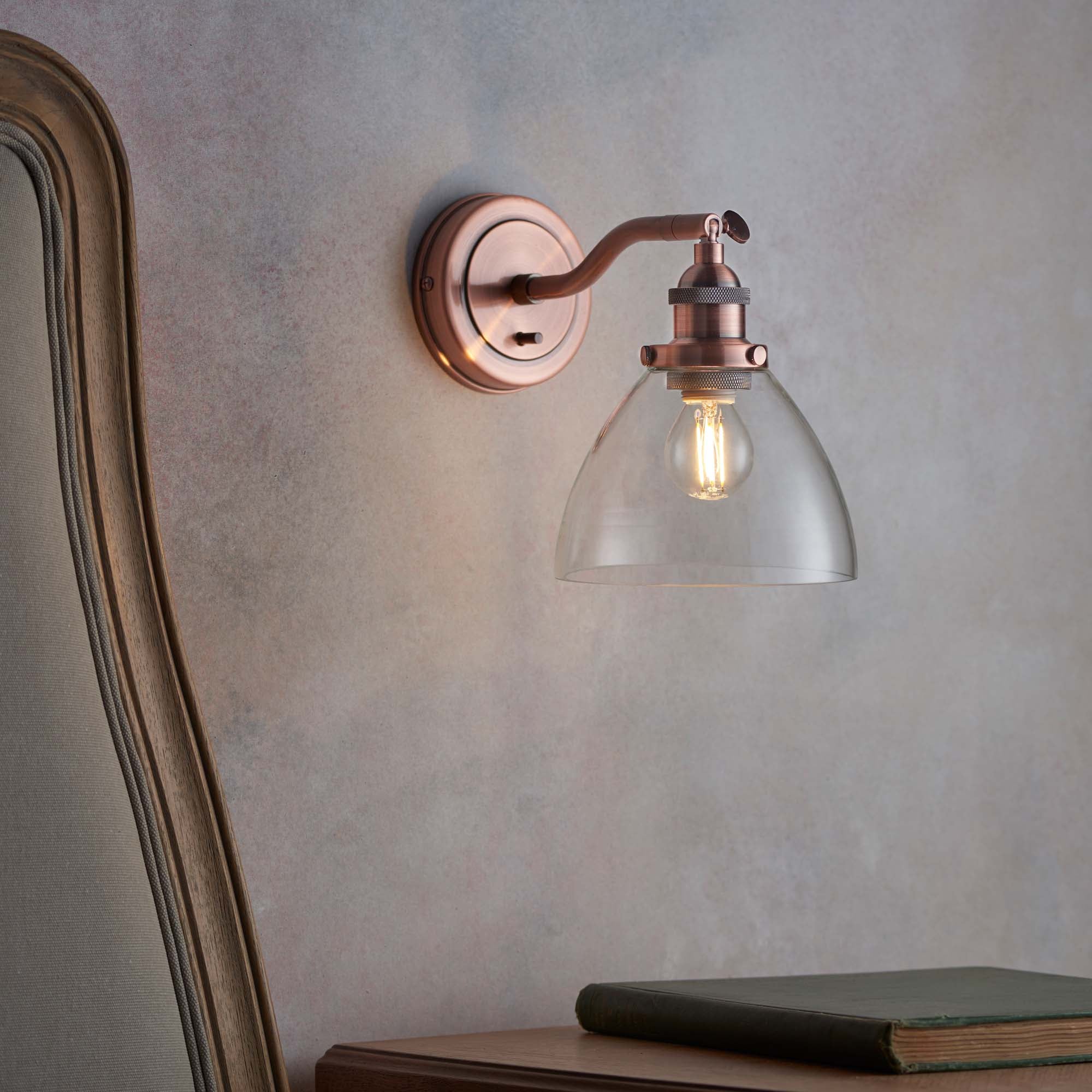 Vogue Tobermory Wall Light Copper