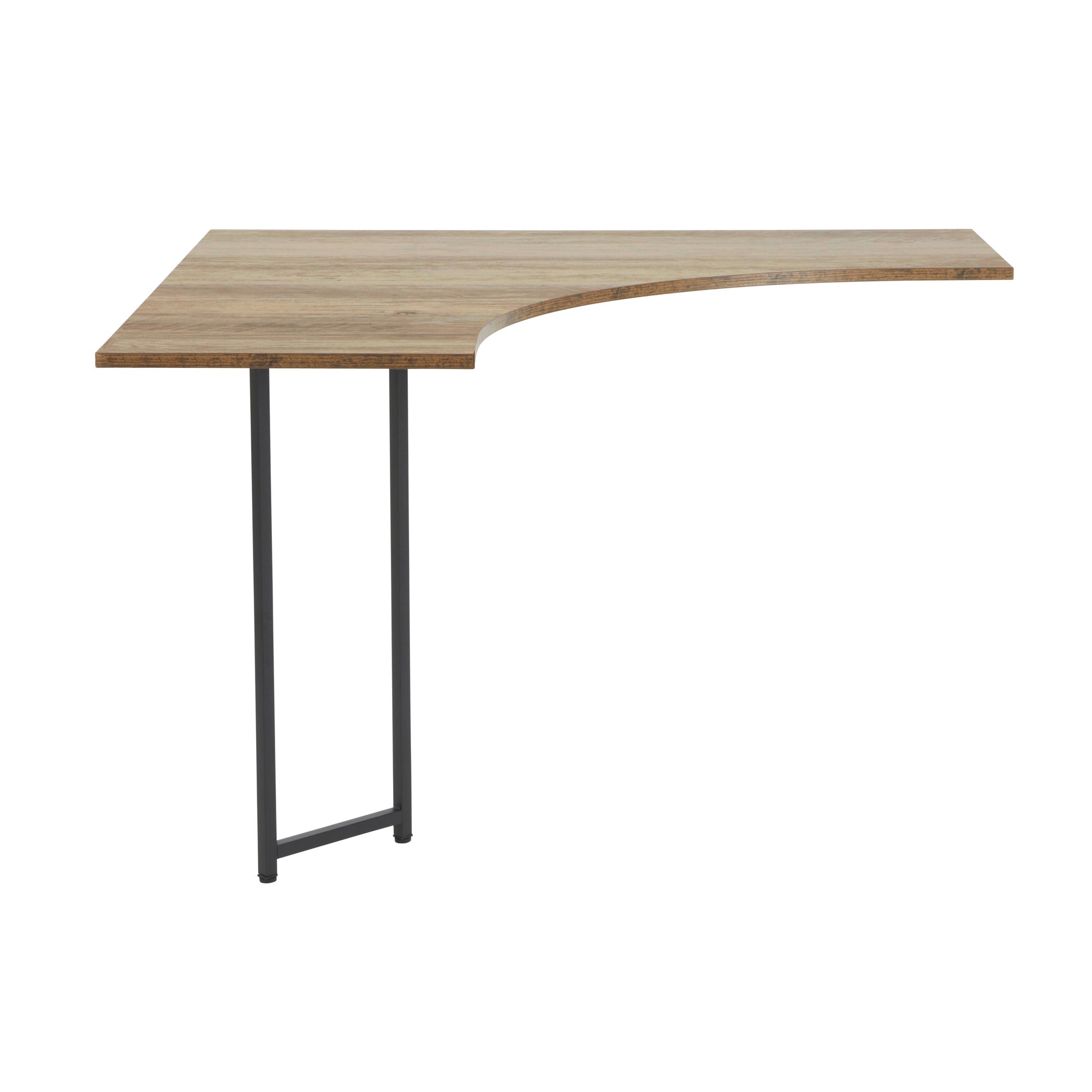 Modular Fulton Pine Corner Desk Brown