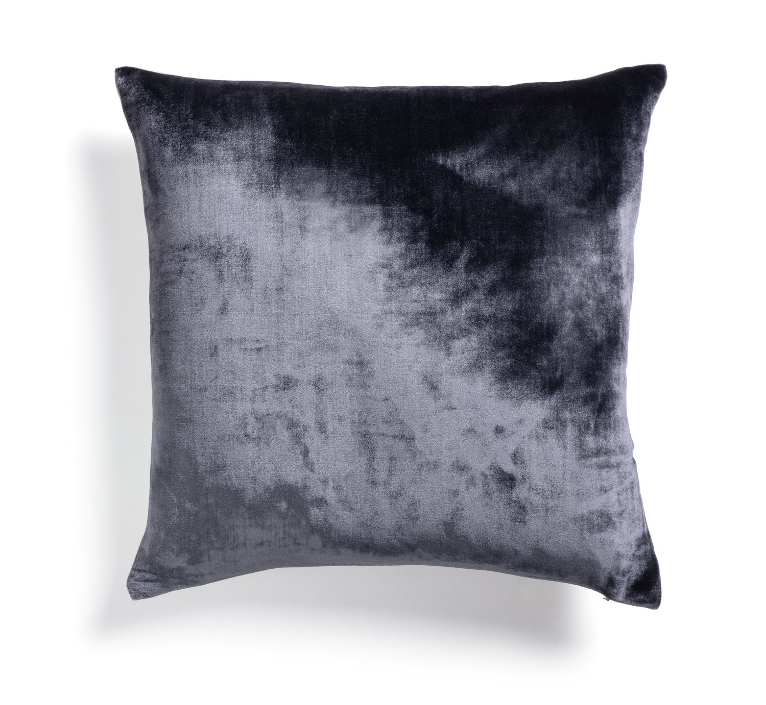 Habitat Regency Velour Linen Cushion Charcoal 50x50cm