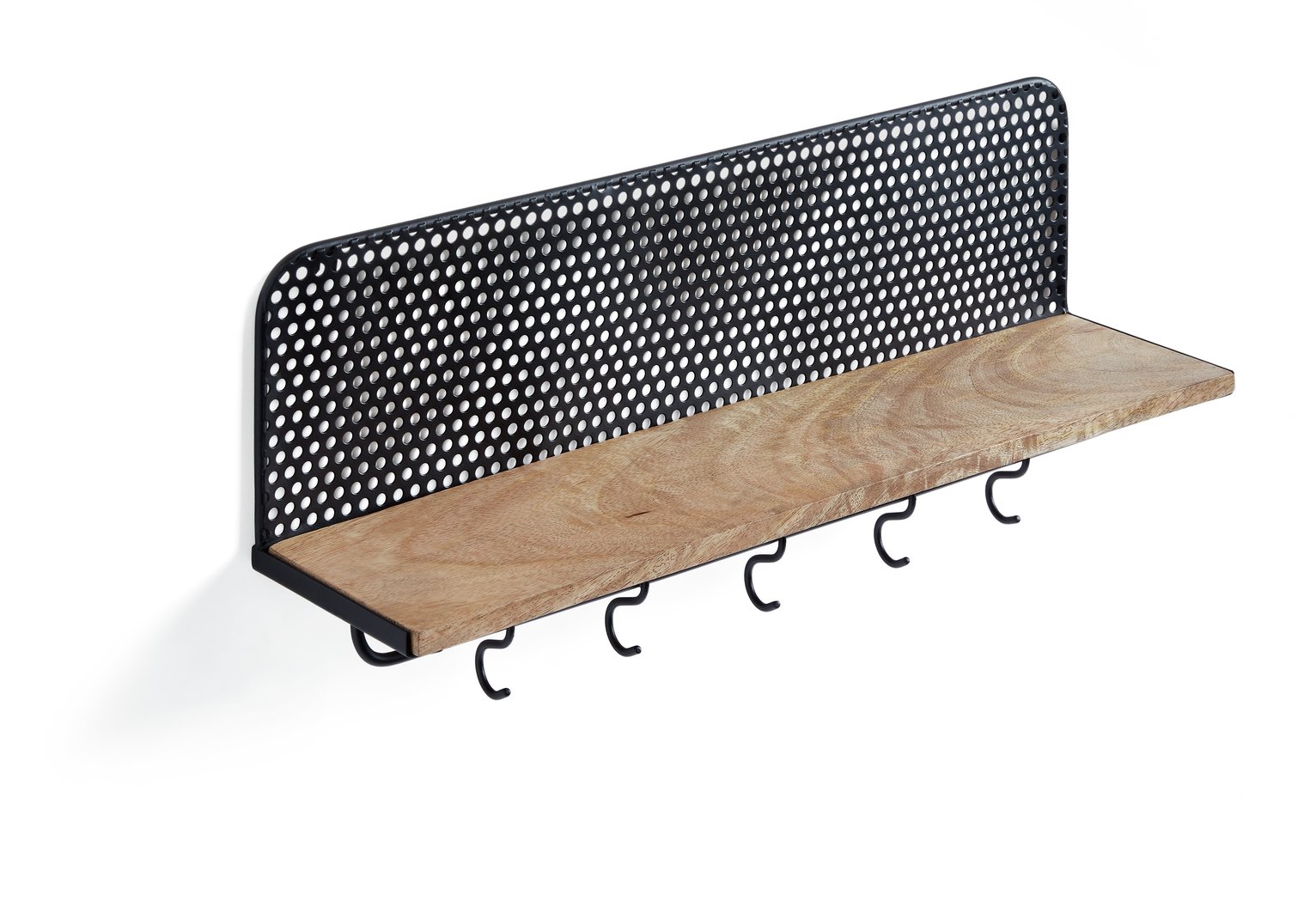 Habitat Industrial Decorative Shelf - Light wood