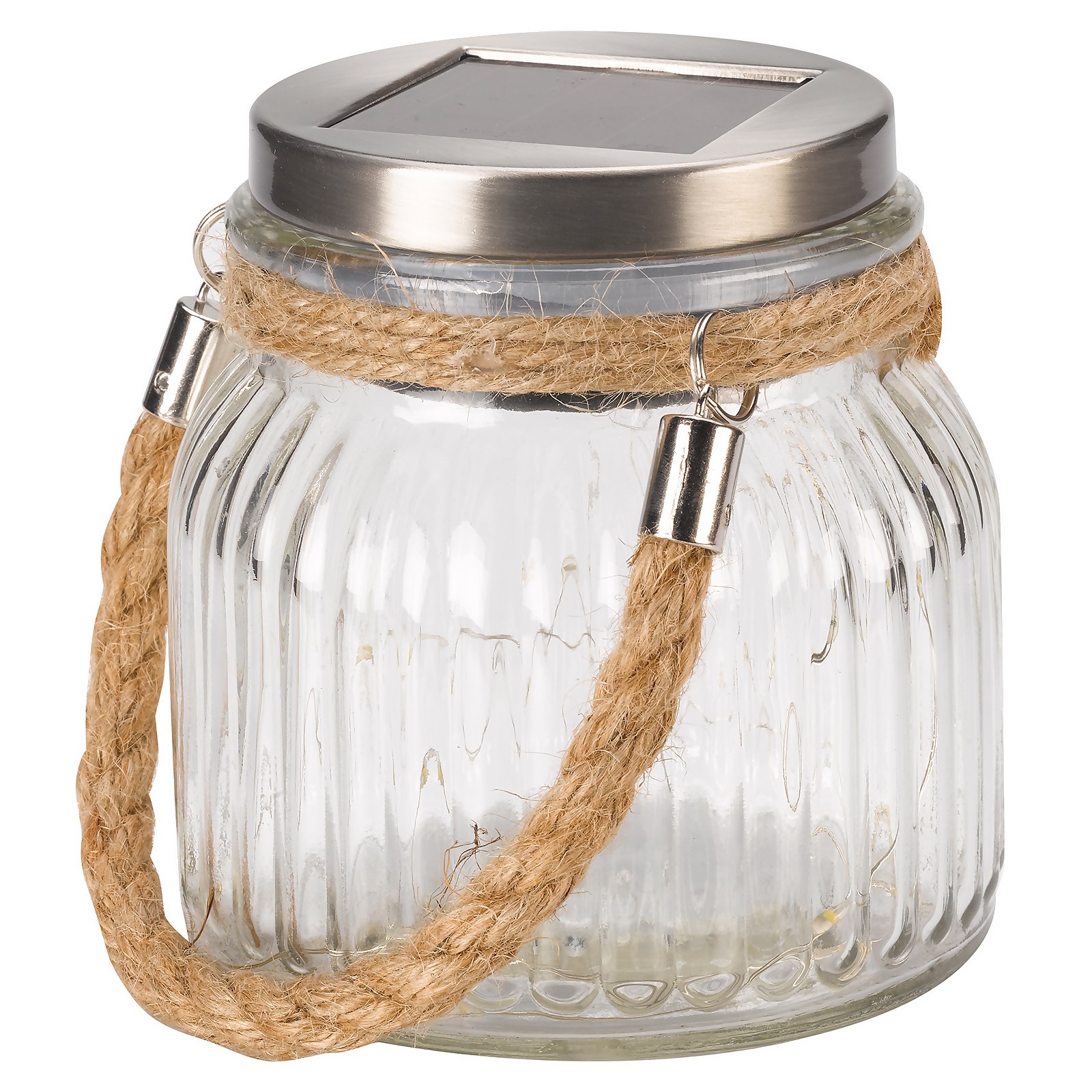 Firefly Decor Jar Lantern (Solar Powered)