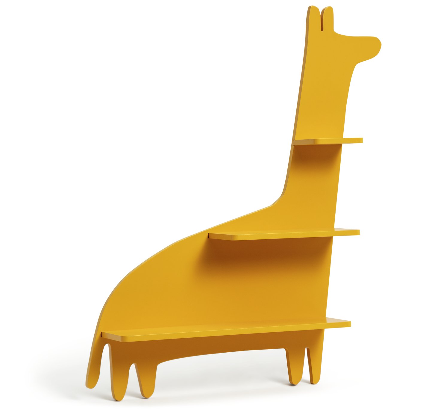 Habitat Kids Giraffe Shaped Wall Shelving Unit - Yellow