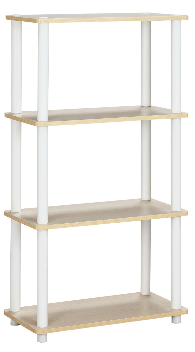 Argos Home New Verona 3 Shelf Bookcase - Light Wood Effect