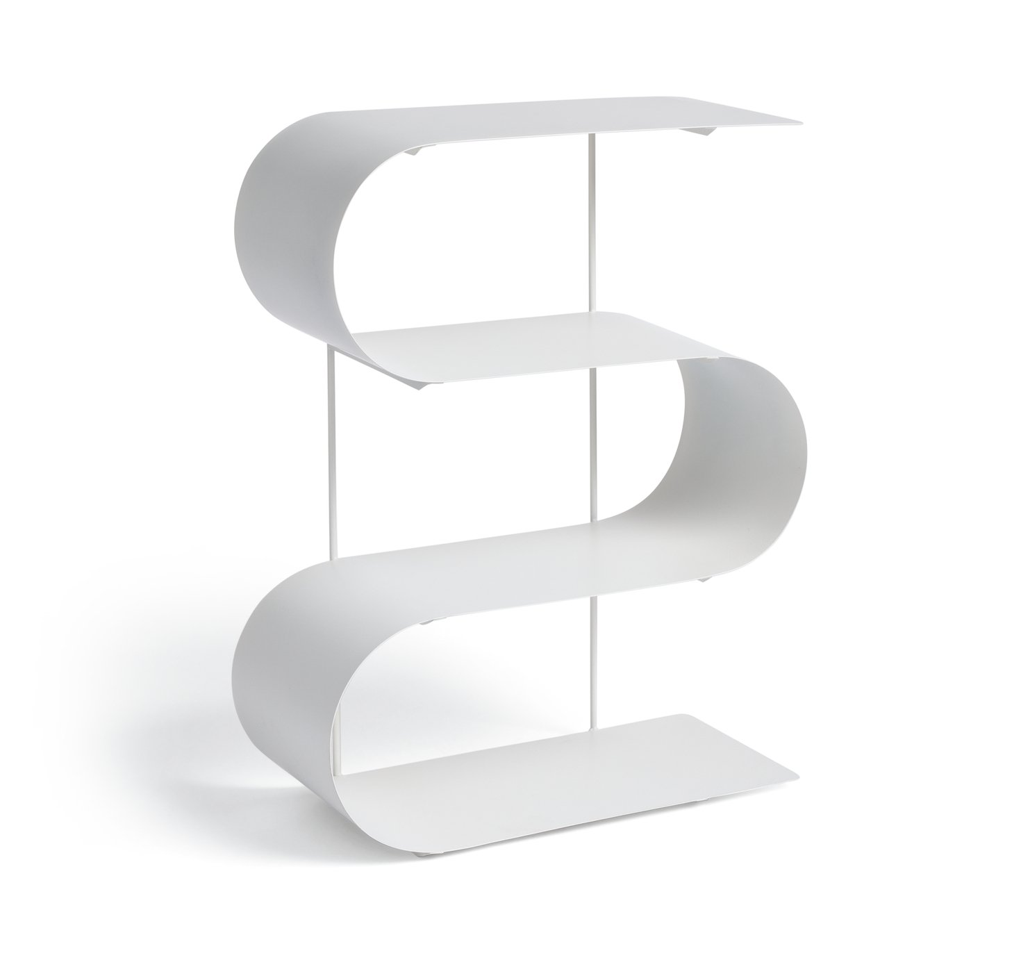 Habitat Wave Metal Wall Shelving Unit - White