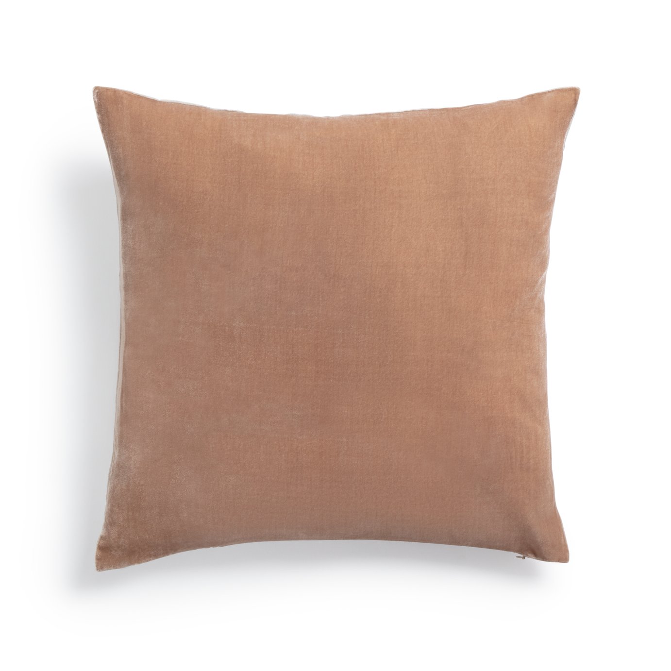 Habitat Regency Velour Linen Cushion - Taupe - 50x50cm