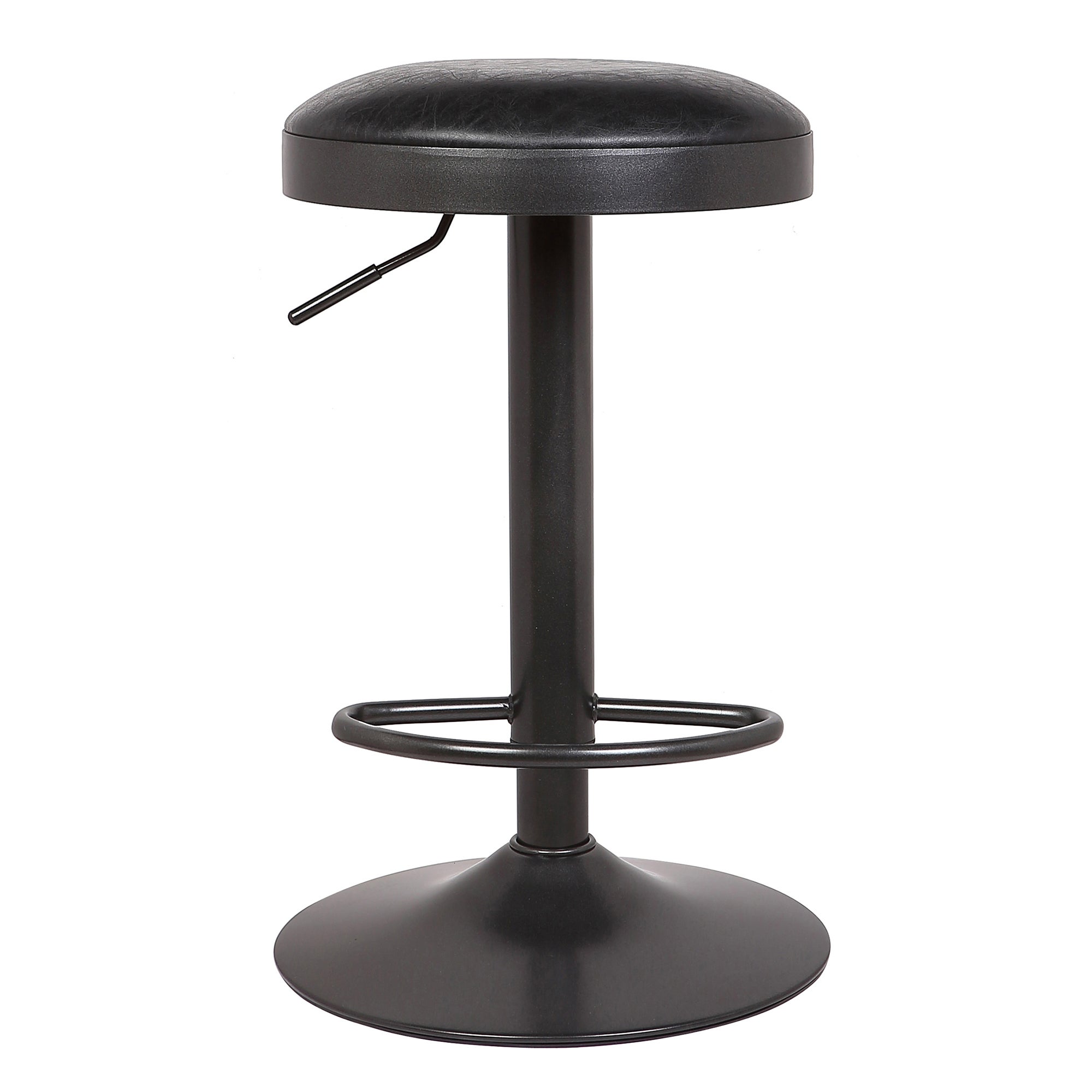 Terni PU Leather Bar Stool Black