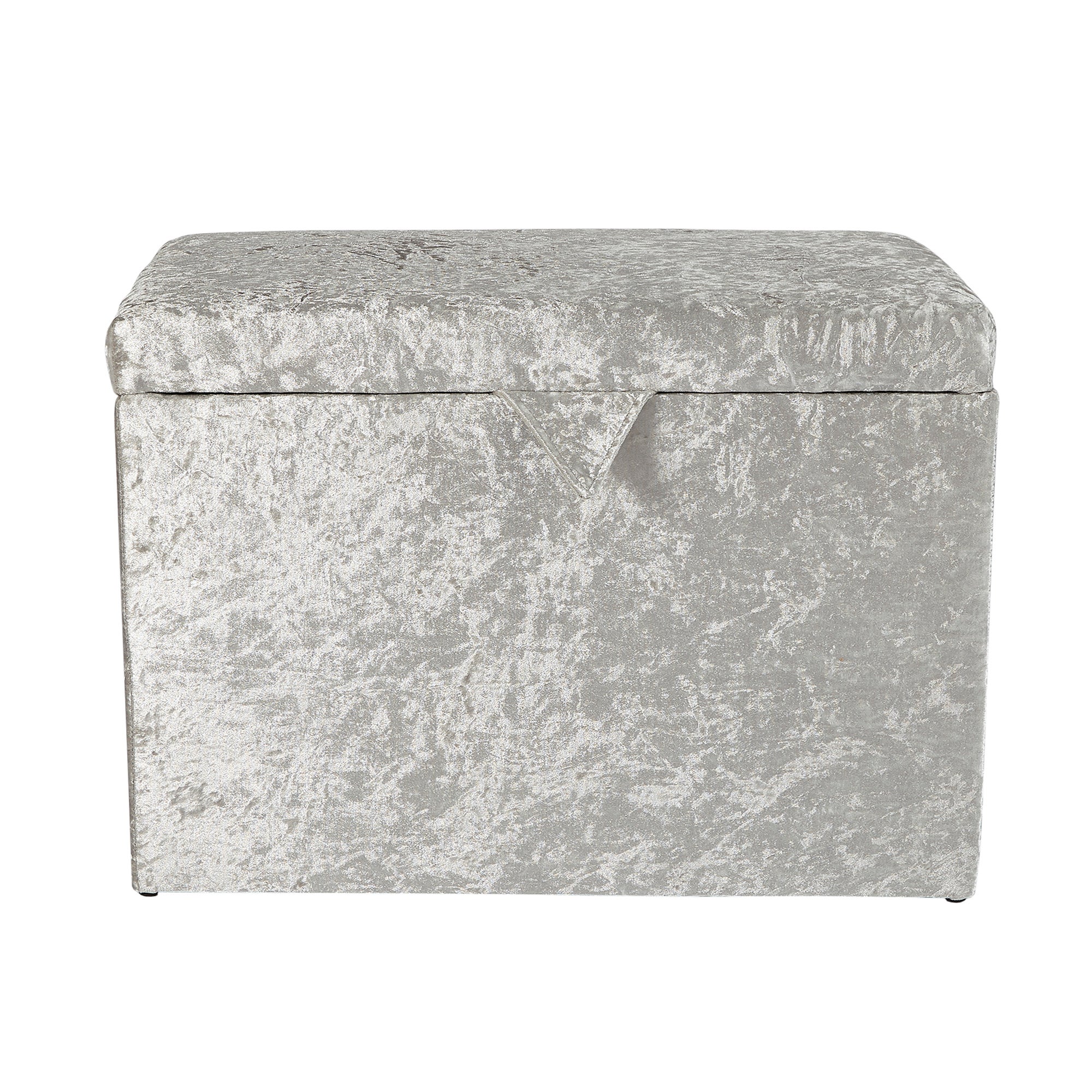Starlet Silver Ottoman Silver