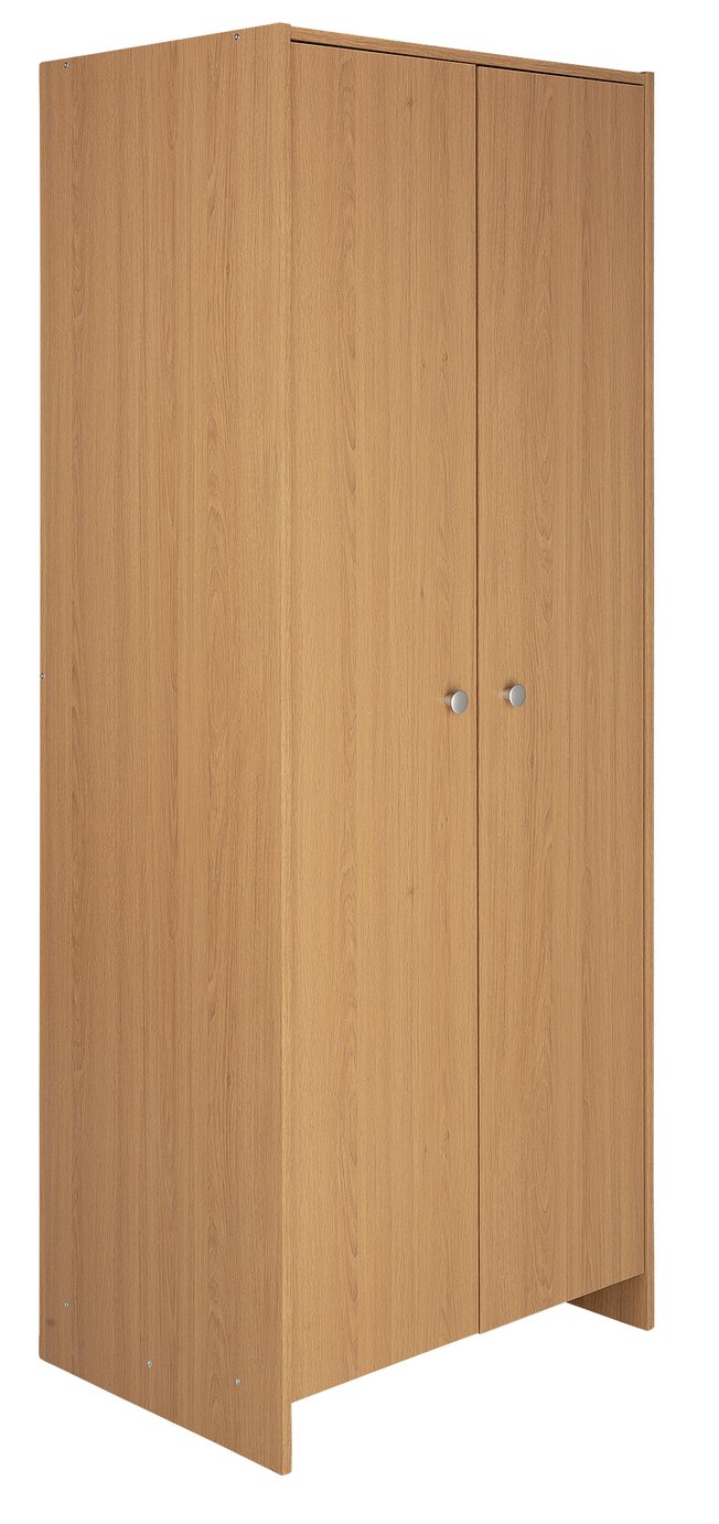 Argos Home Seville 2 Door Wardrobe - Oak Effect