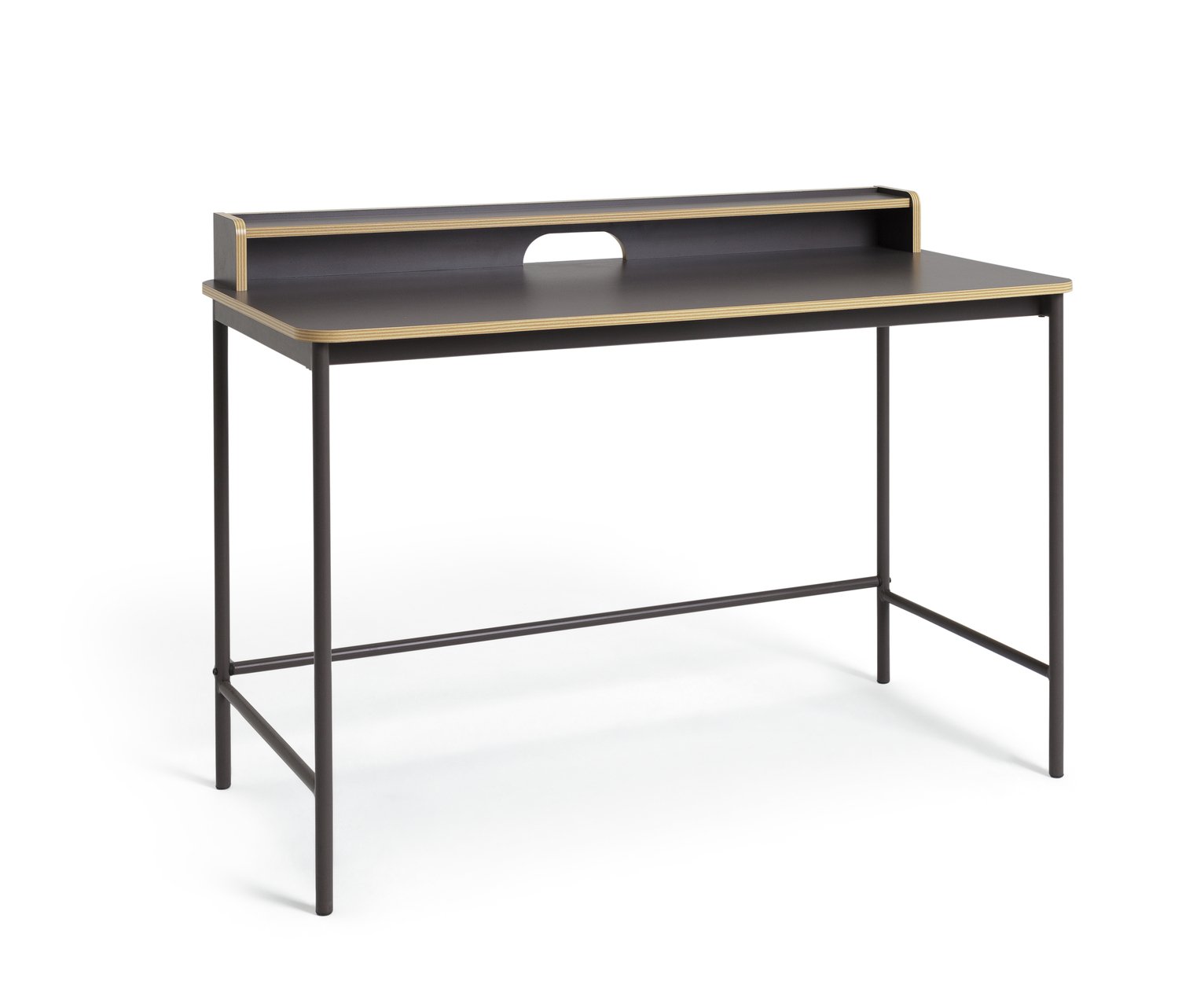 Habitat Wood Edged Desk - Two Tone