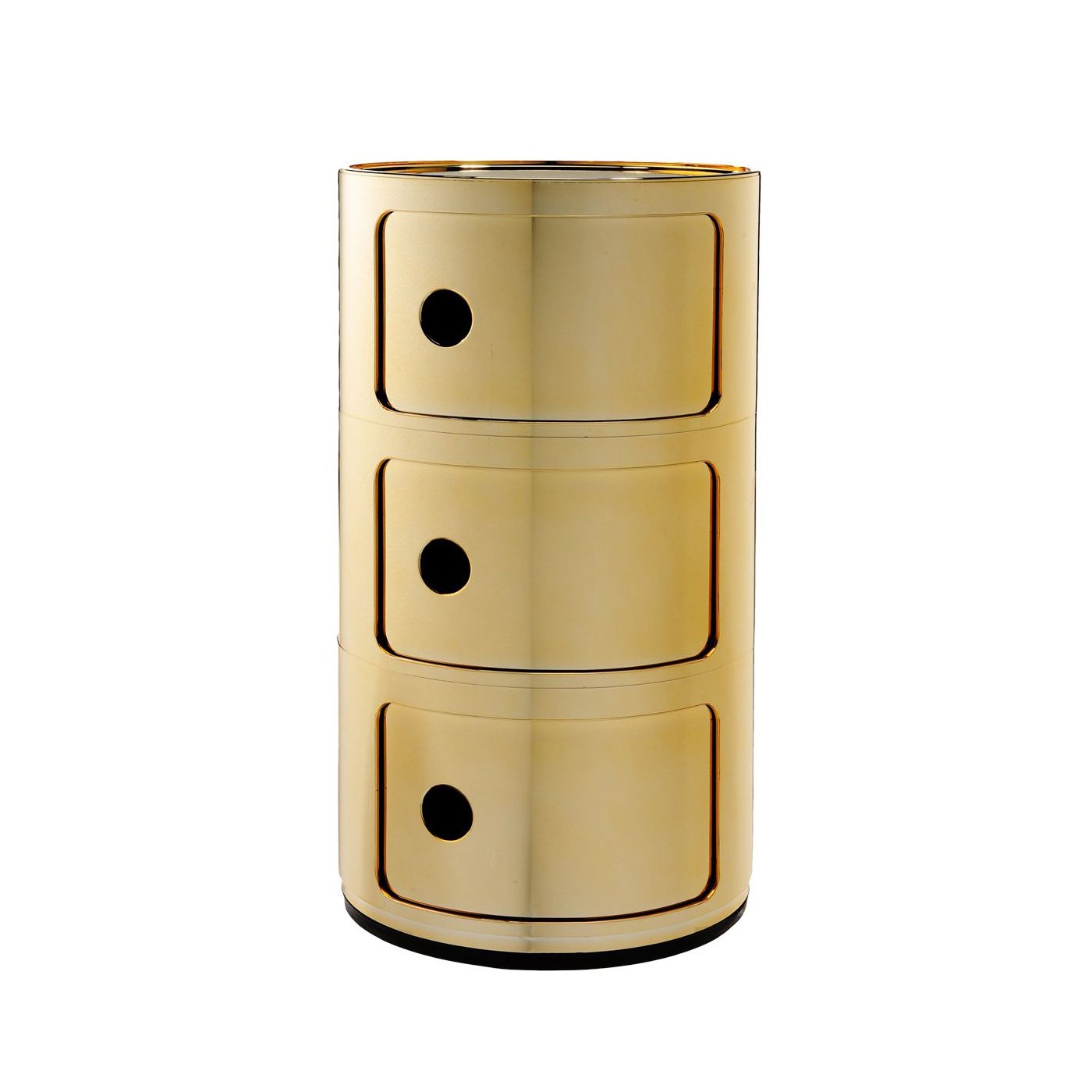 Kartell Componibili Cabinet 3 Element Gold