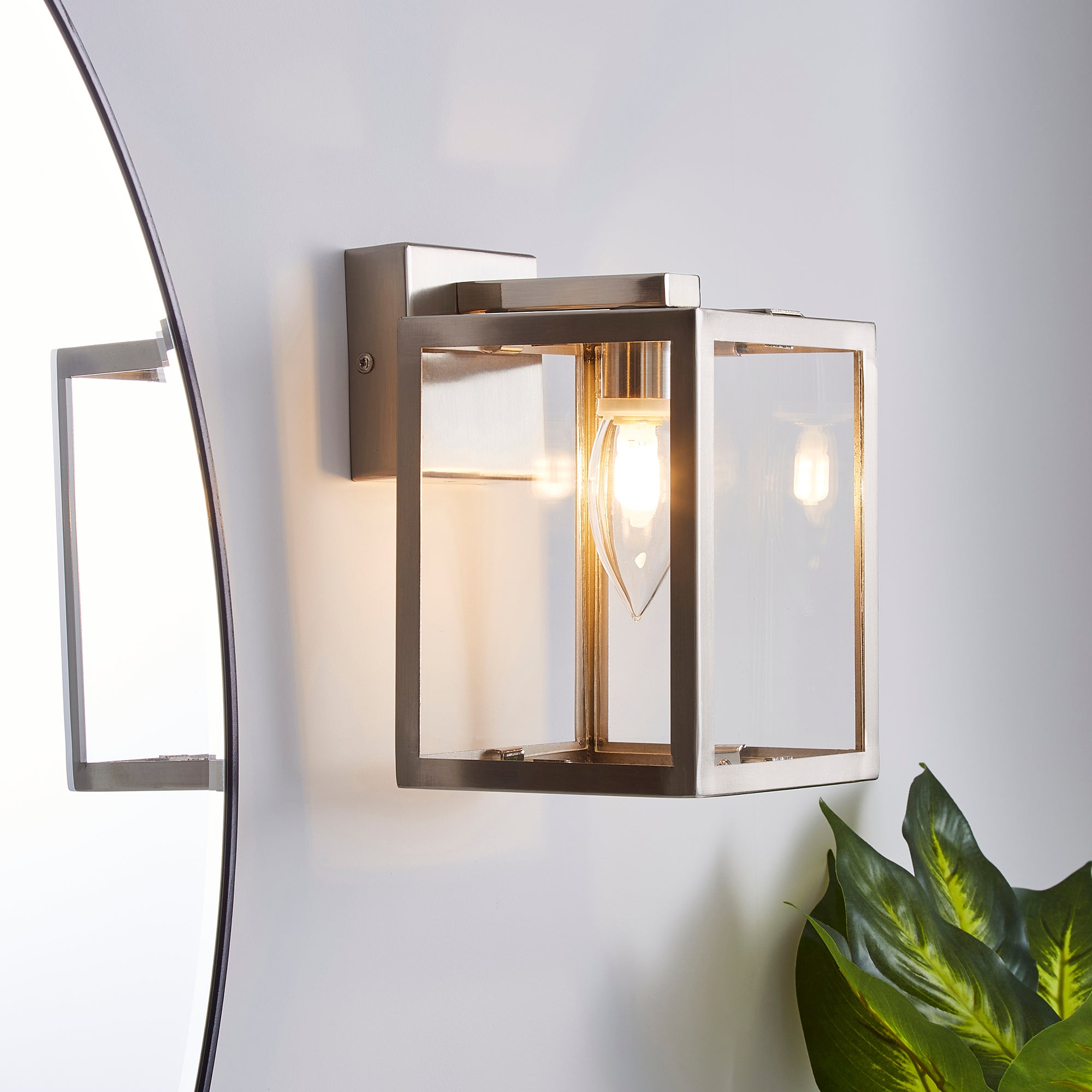 London Bathroom Wall Light Chrome