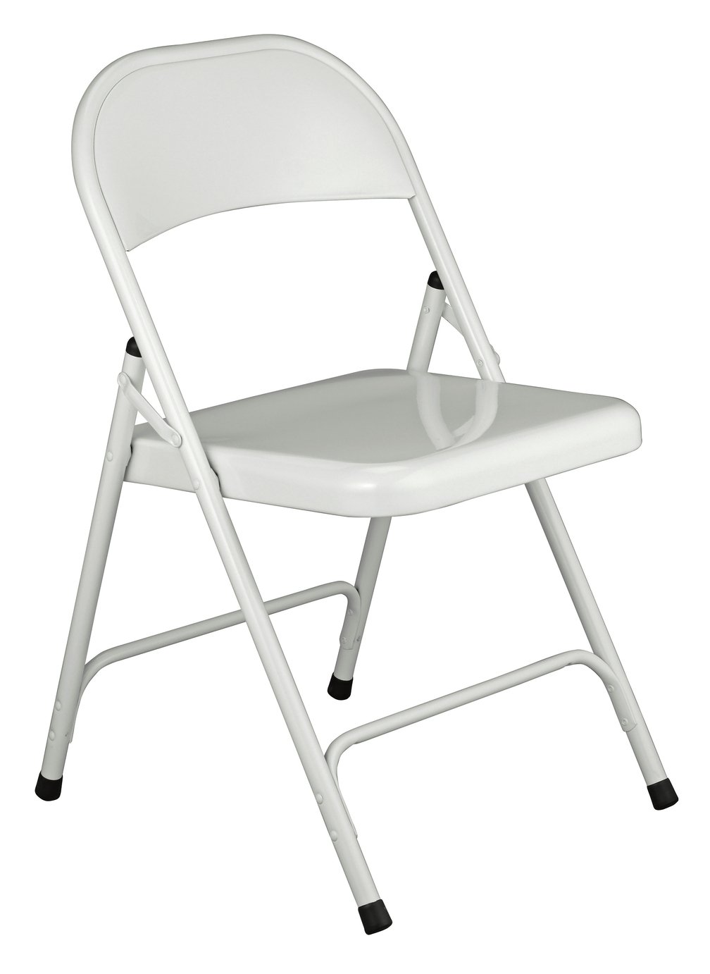 Habitat Macadam Metal Folding Chair - White