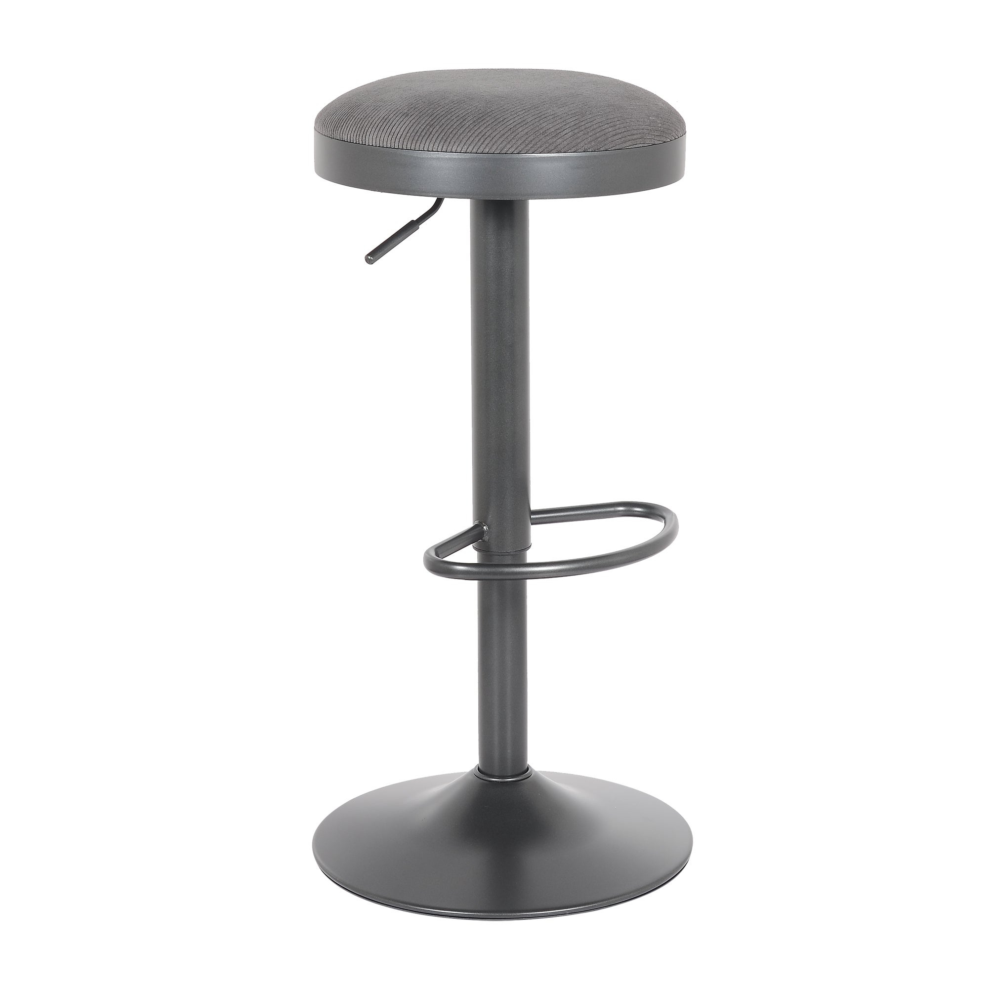 Terni Grey Cord Bar Stool Grey