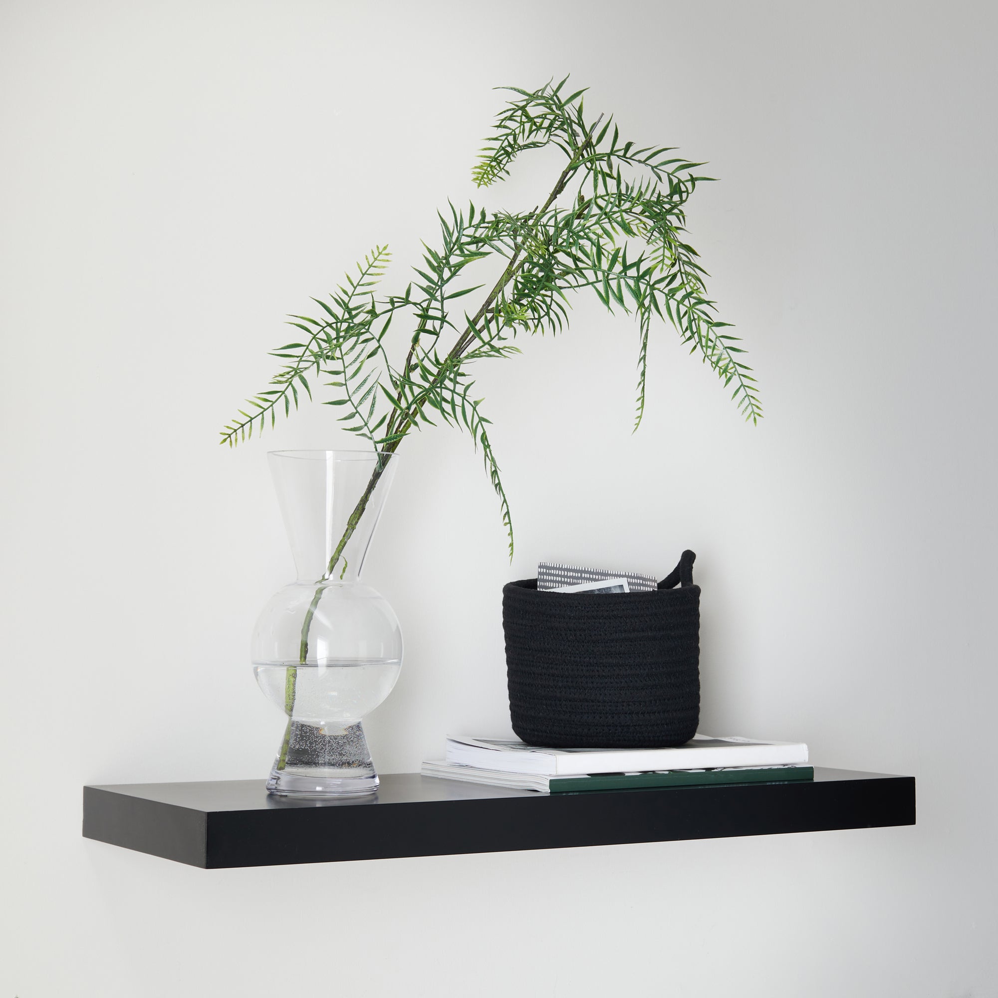 Black Floating Shelf Black