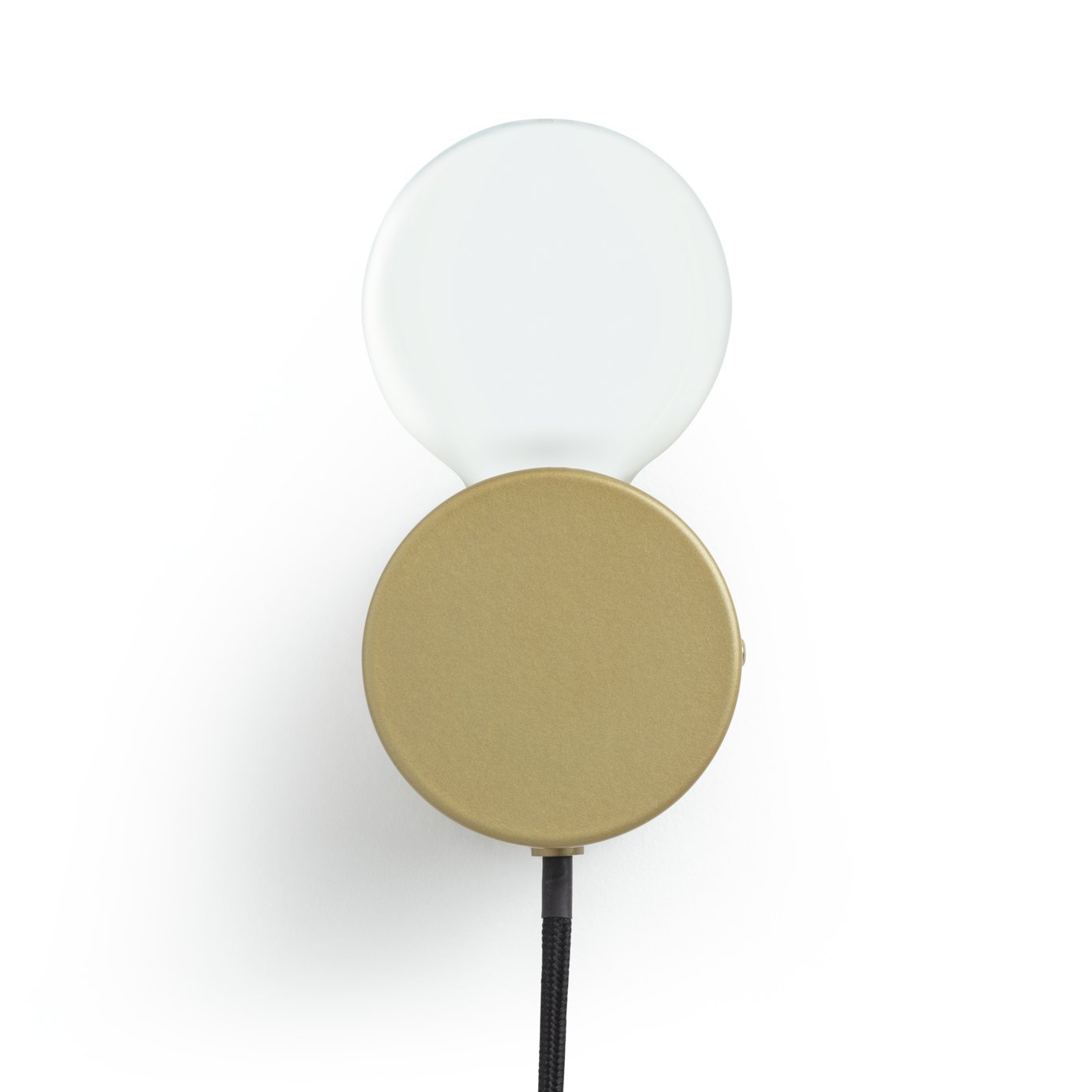 Habitat Banquo Plug In Wall Light - Brass