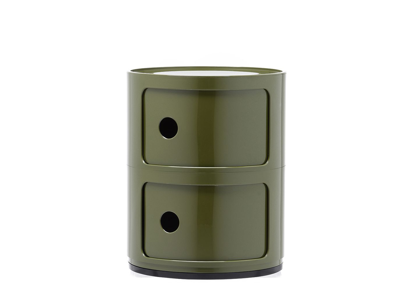 Kartell Componibili Cabinet 2 Elements Matt Green