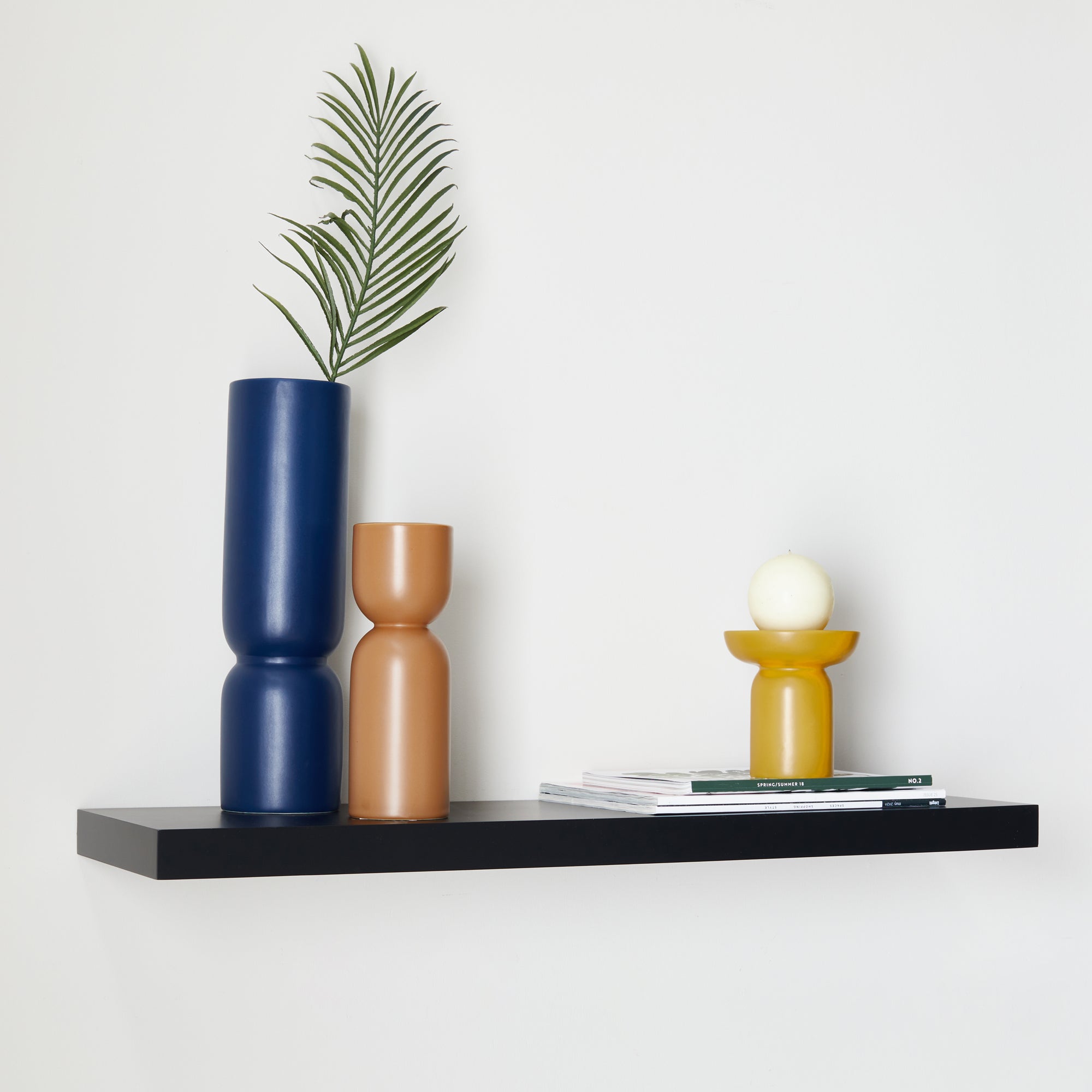 Black Floating Shelf Black