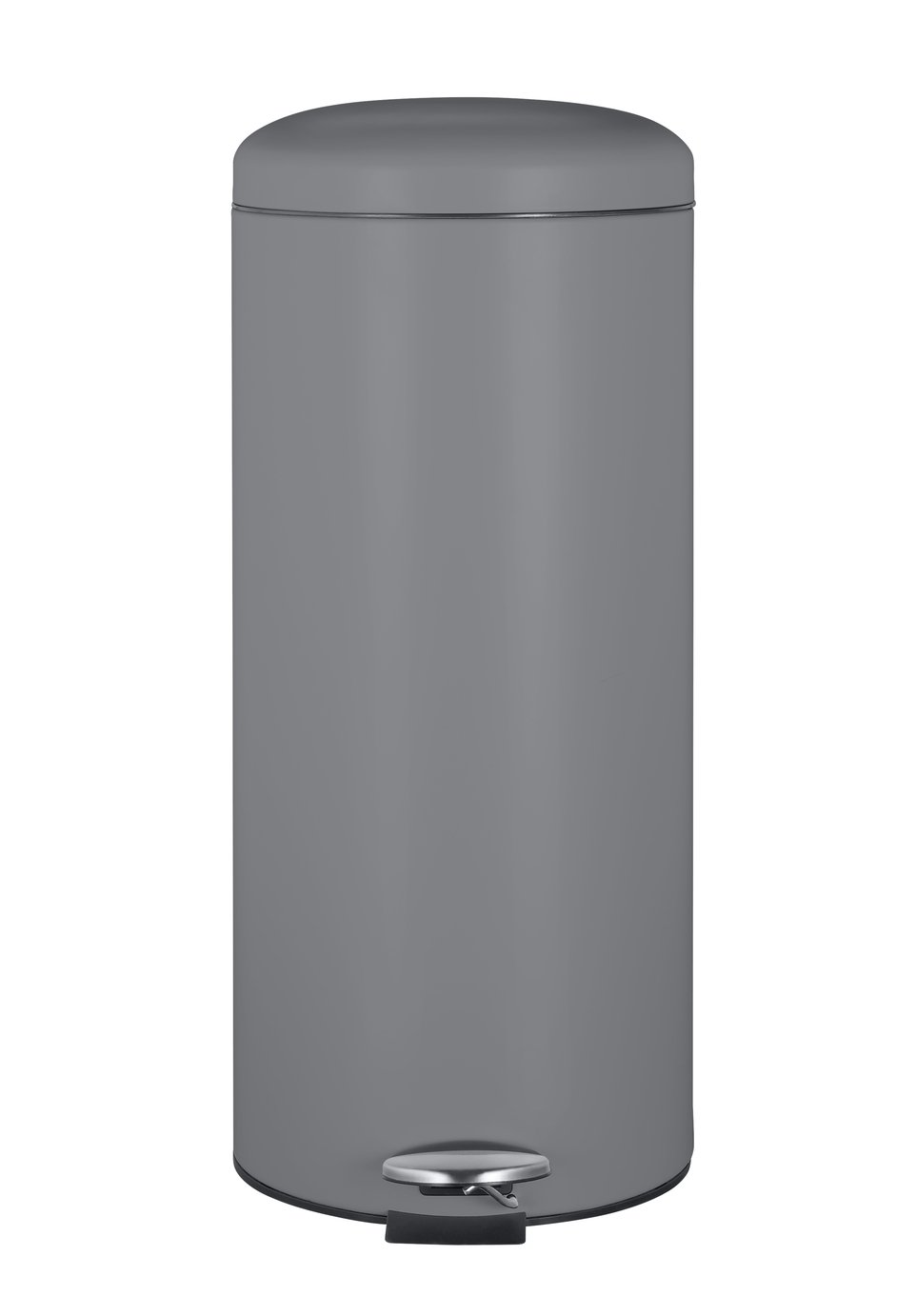 Argos Home 30 Litre Round Kitchen Pedal Bin - Matt Grey