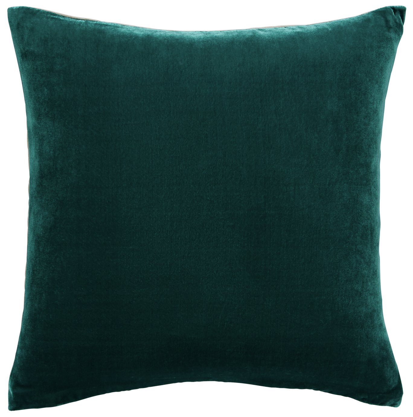 Habitat Regency Plain Velvet Cushion - Ink Blue - 45 x 45cm