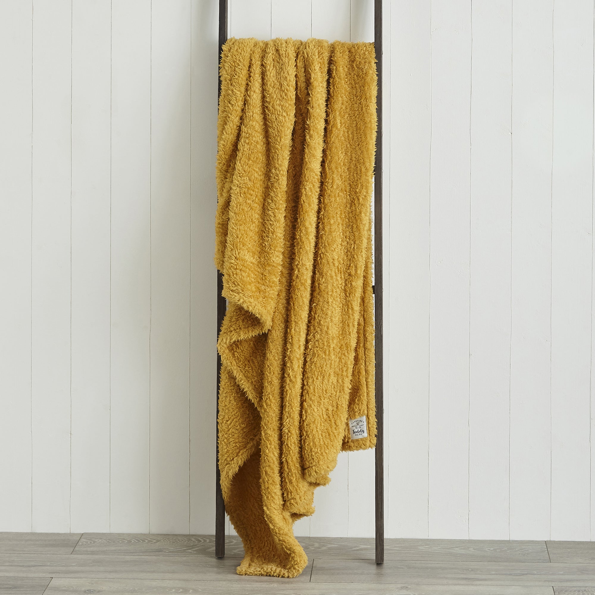 Teddy Bear Throw Yellow