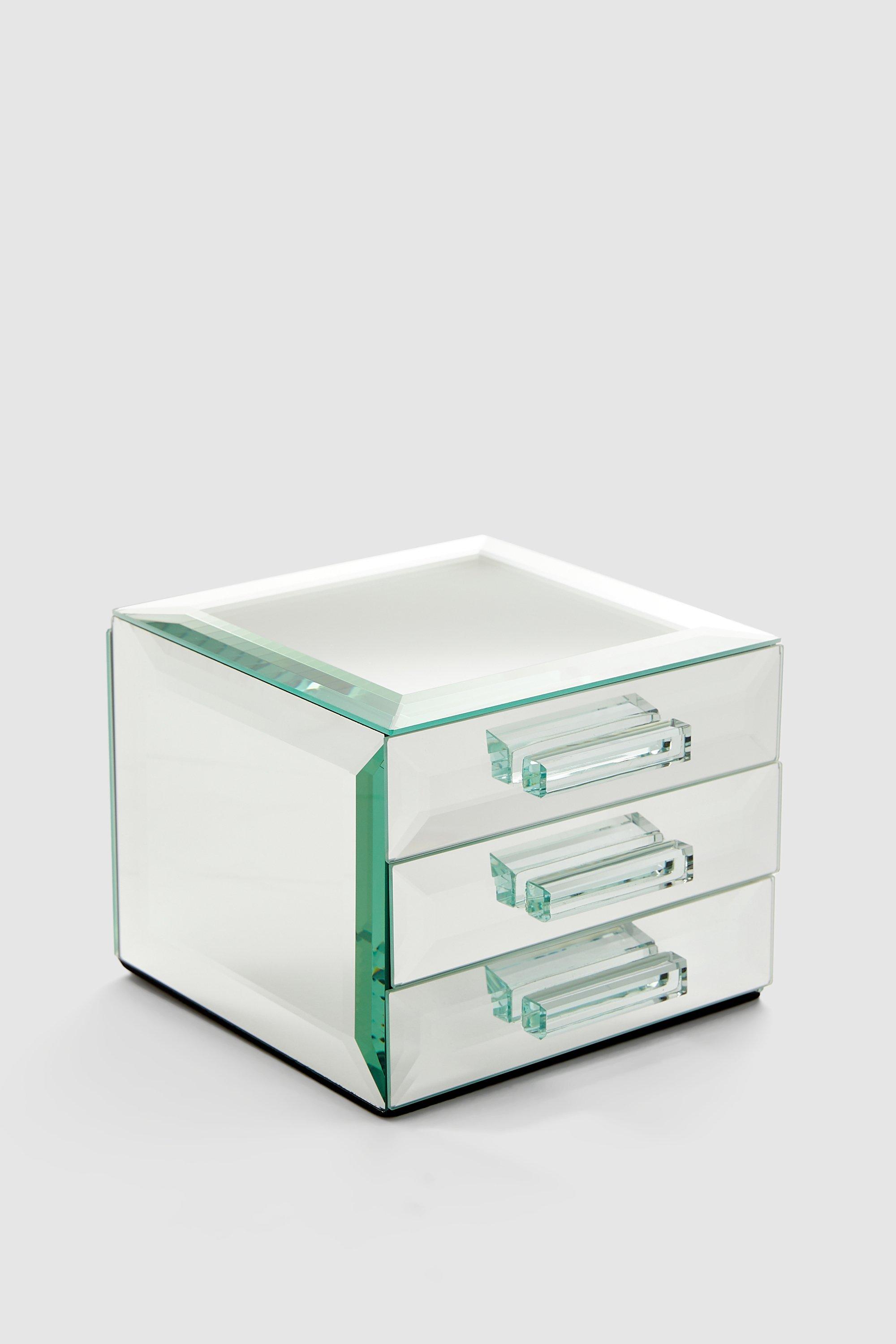 Mirror Bevelled Drawers S/3