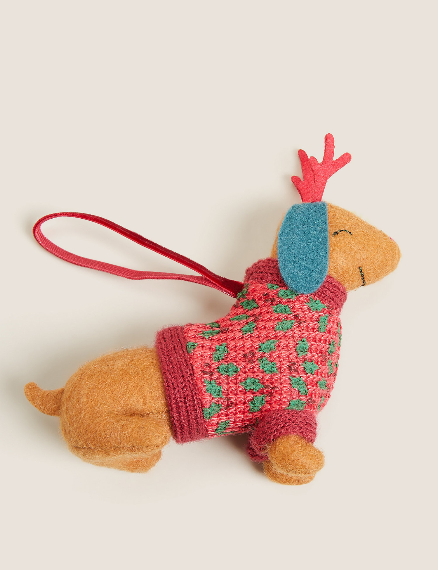 M&S Hanging Sausage Dog Decoration