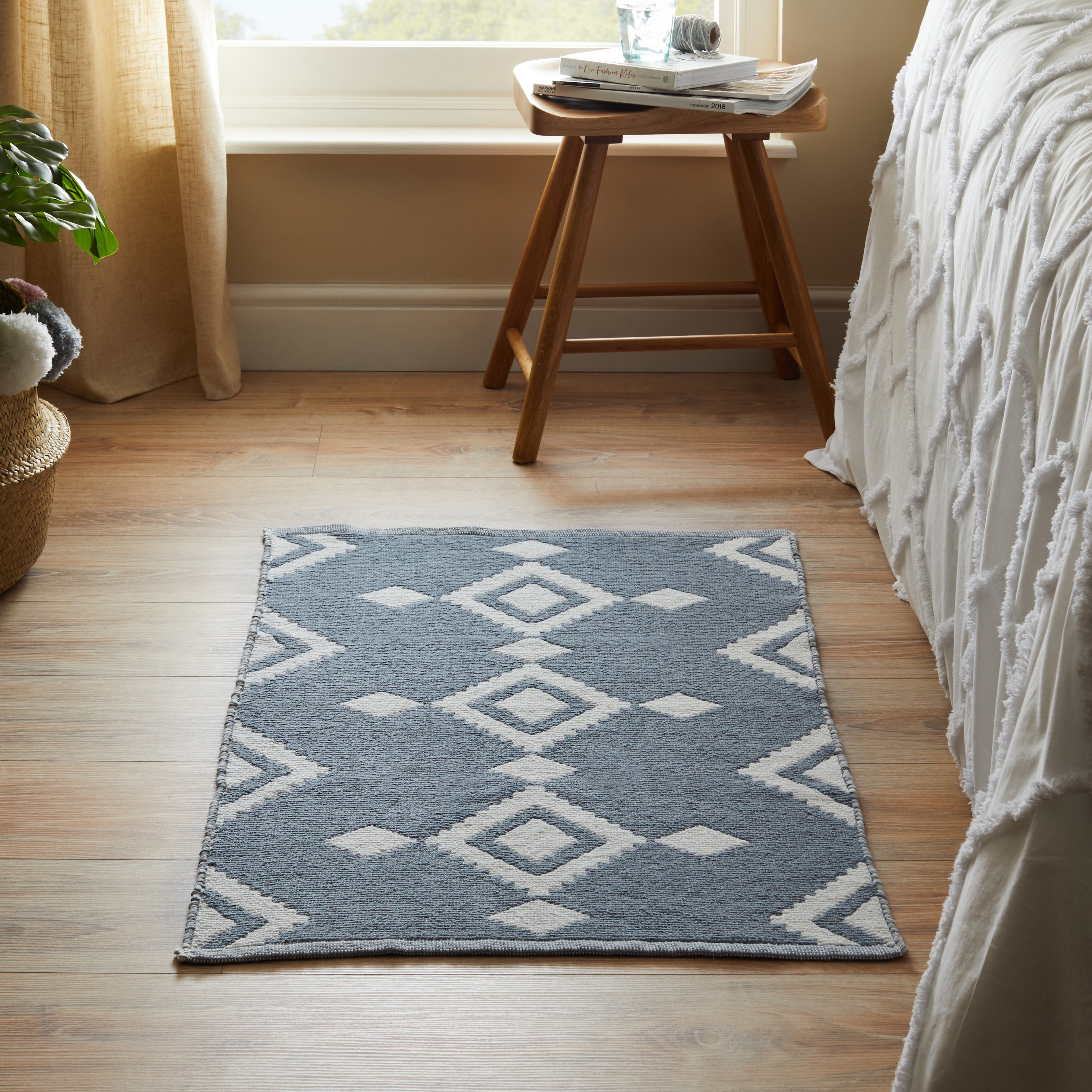 Jacquard Rug 60 x 90cm Jacquard Grey
