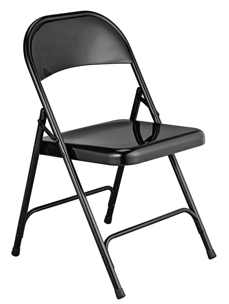 Habitat Macadam Metal Folding Chair - Black