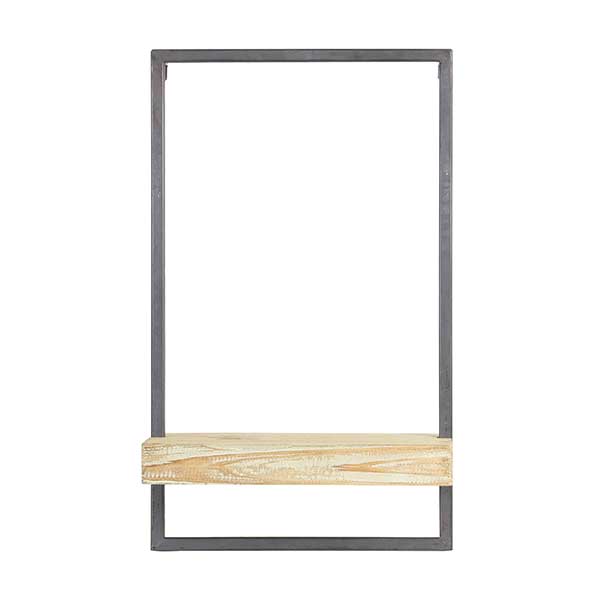 Tall Industrial Shelf Wood