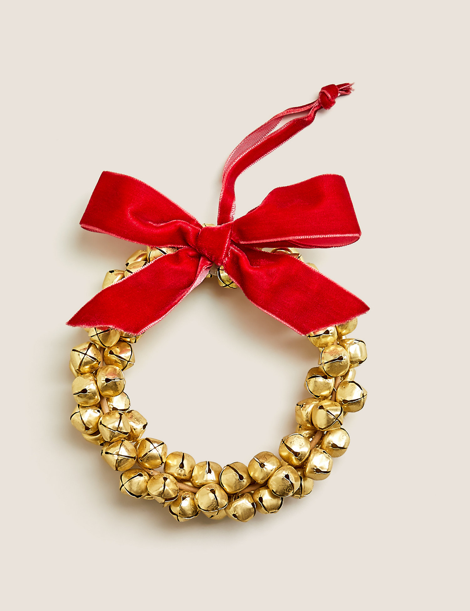 M&S Large Hanging Bell Wreath Decoration