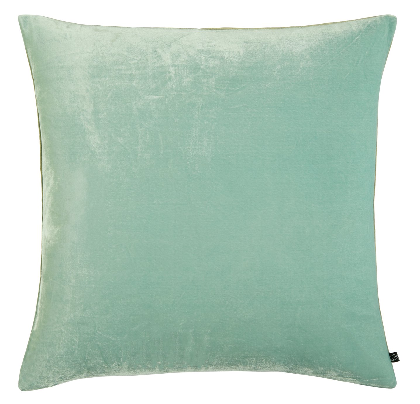 Habitat Regency Plain Velvet Cushion Light Blue - 45 x 45cm