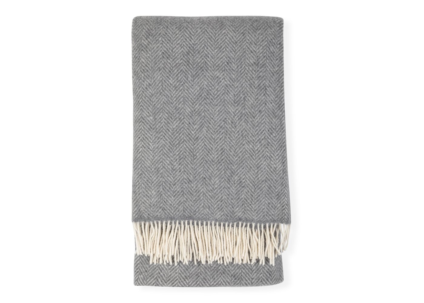 Heal's Extra Long Merino & Cashmere Throw Grey