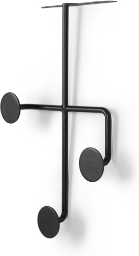 Bran Over The Door Hooks, Black