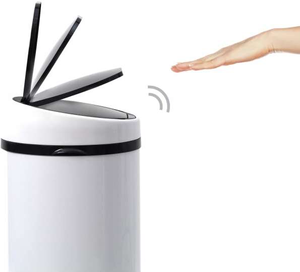 Sense Touch-free Sensor Bin 50L, White