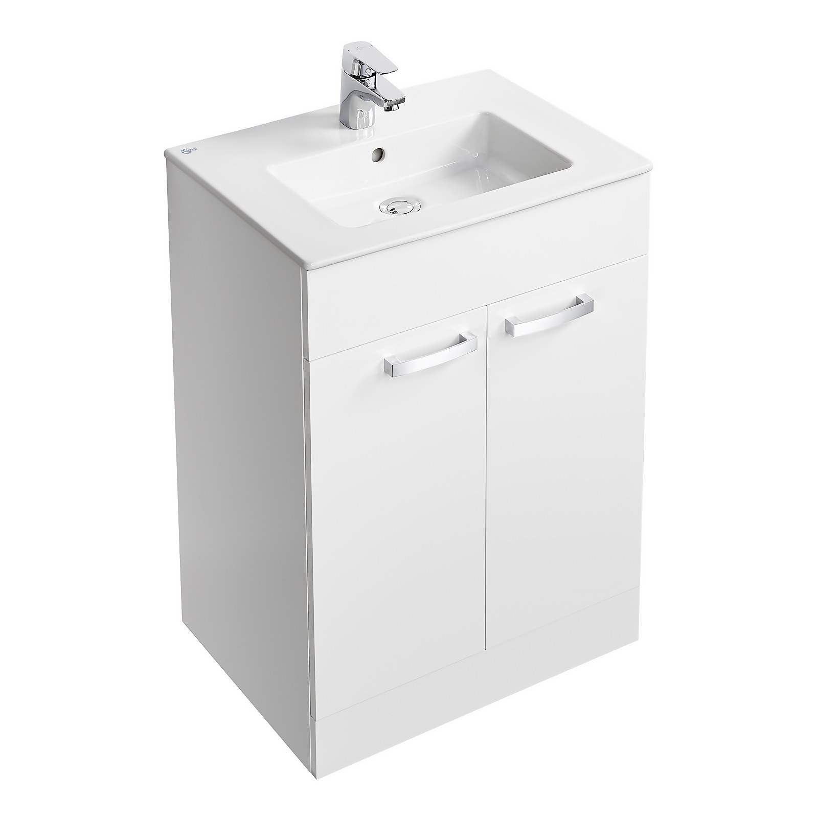 Ideal Standard Tempo 60cm Freestanding Vanity Unit Pack - Gloss White