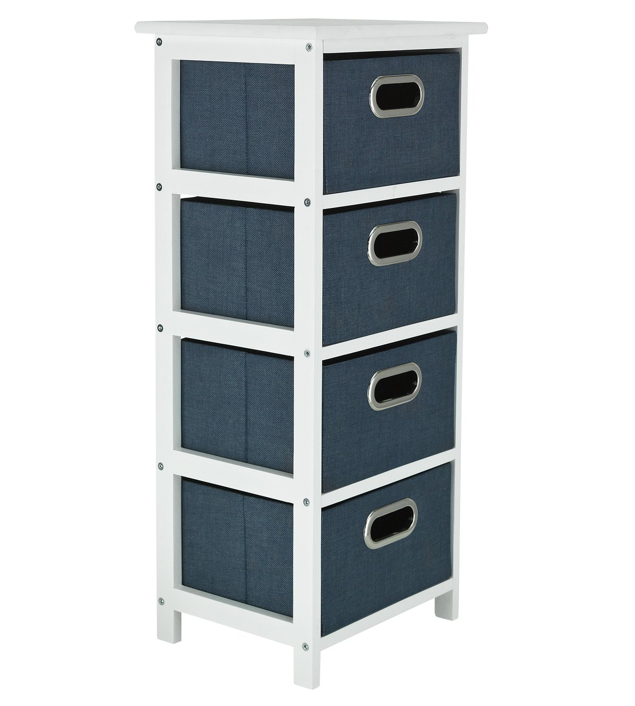 Argos Home 4 Drawer Bathroom Storage Unit - Navy