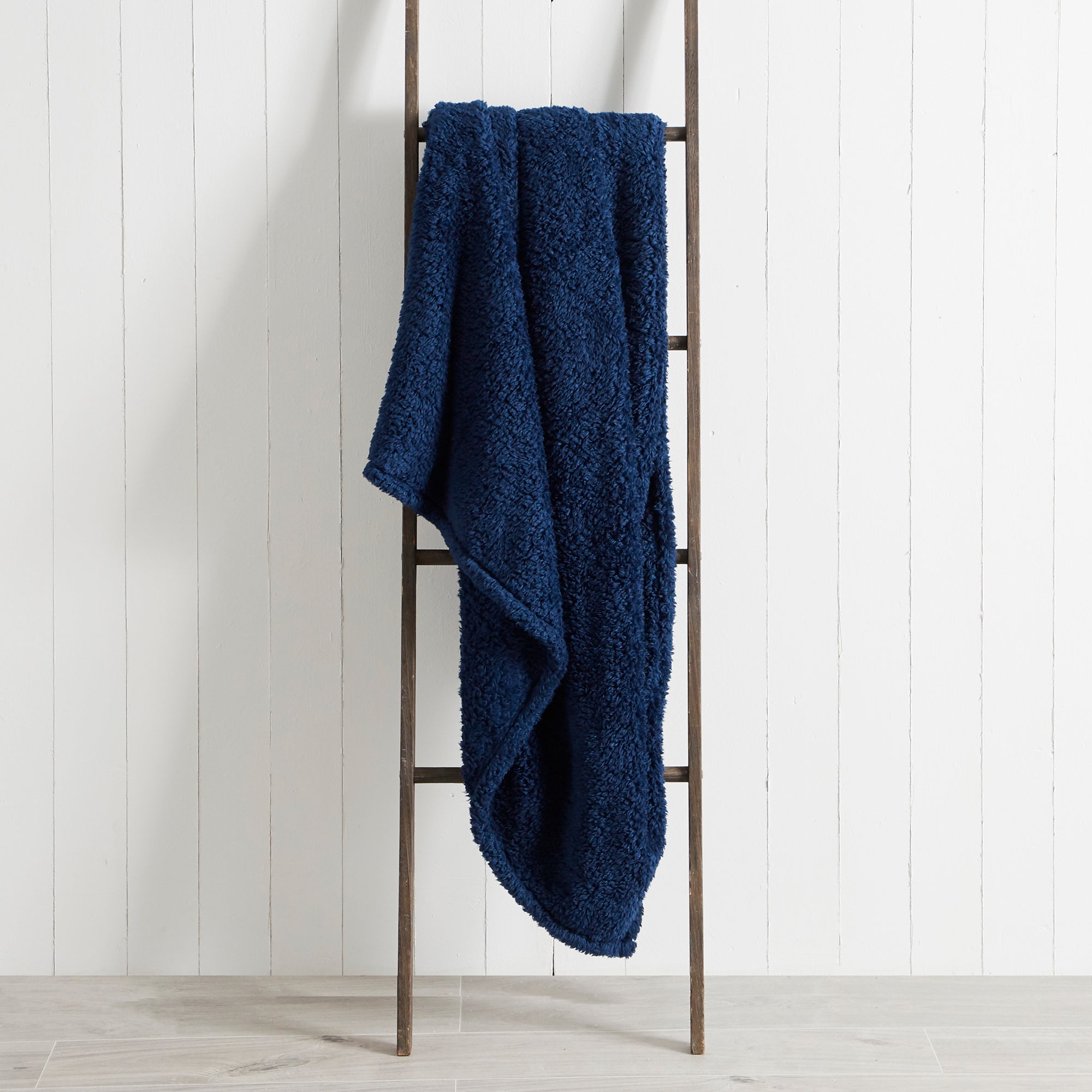 Teddy Bear Throw Navy Blue