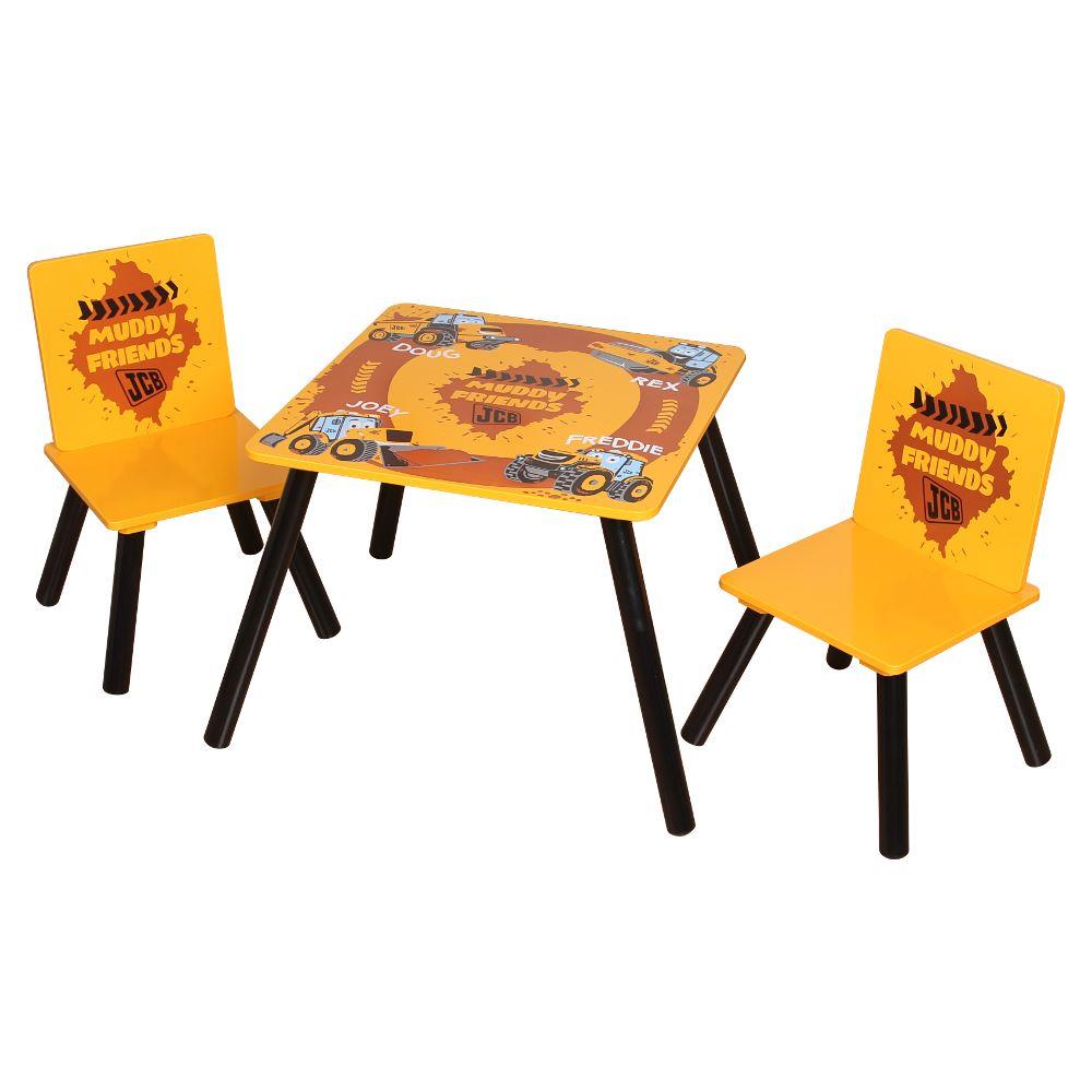 Muddy Friends Children's JCB Digger Table and 2 Chairs