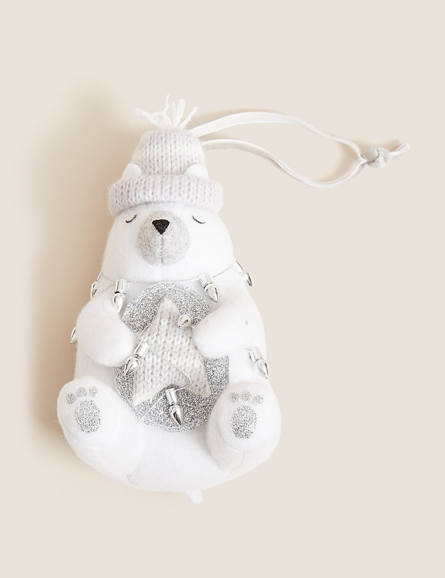 M&S Hanging Polar Bear Decoration